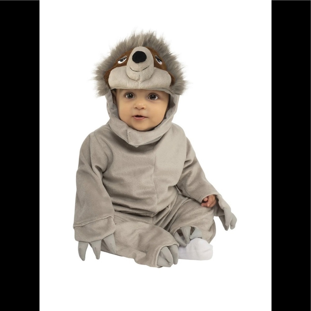 RUBIE'S Opus Collection Infant Size 1-2Sloth Halloween/Theater Costume NEW